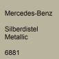 Preview: Mercedes-Benz, Silberdistel Metallic, 6881.